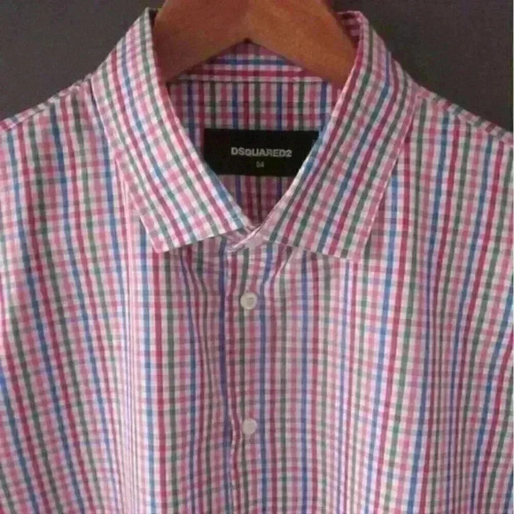 Men's DSquared2 dress shirt like new- size Large + travel cologne - Picture 8 of 13